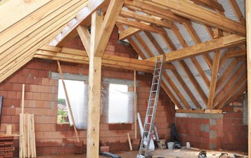 Fields Place attic trusses